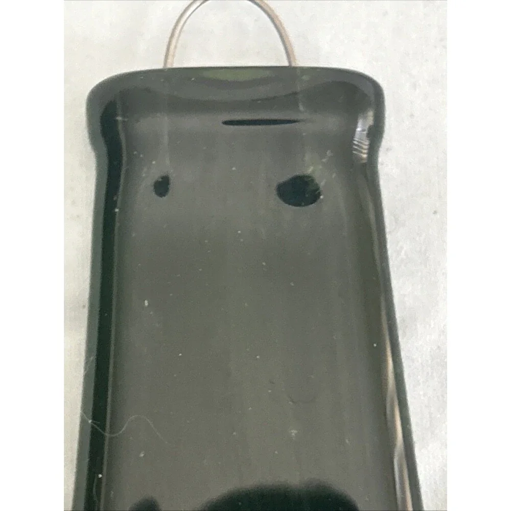Flattened Slumped Green Wine Bottle Cheese Tray Or Wall Decor